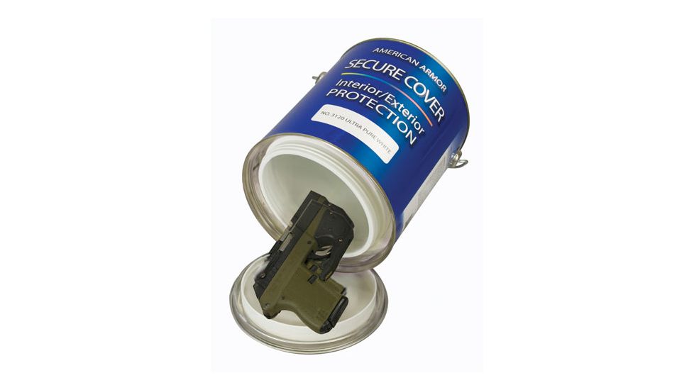 Personal Security Products American Armor 1 Gallon Paint Can Gun Concealment Safe, AAPC1