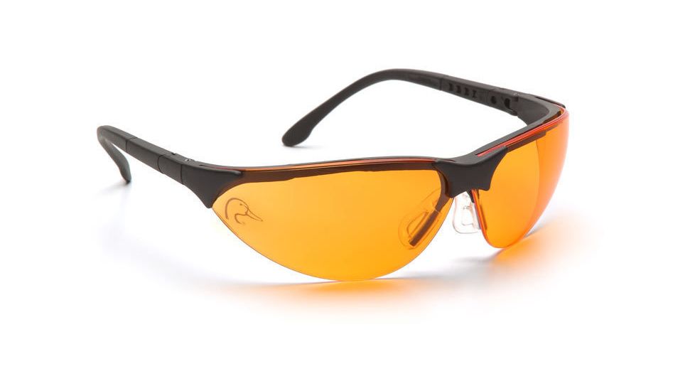 Pyramex Rendezvous Ducks Unlimited Shooting Eyewear - Orange Lens, Black Frame DUSB2840ST