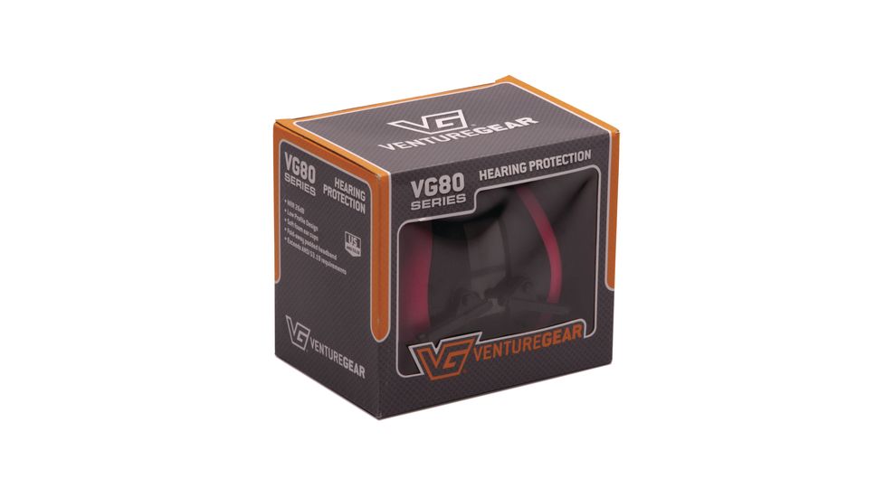 Pyramex VentureGear PM8010 Ear Muffs NRR 26db Pink Boxed