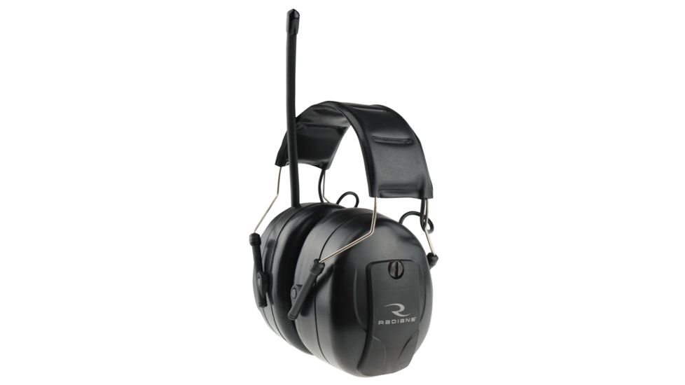Radians AM/FM Electronic Earmuff, Black Earcup, One Size AMFMD1C