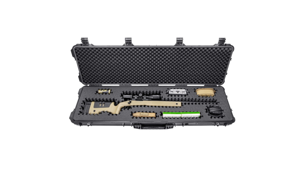 RAGAR Hard Rifle Cases 50.5in x 13.5in XP Crosslinked Foam Insert, Charcoal Gray, Extra Large, RG00015-XP