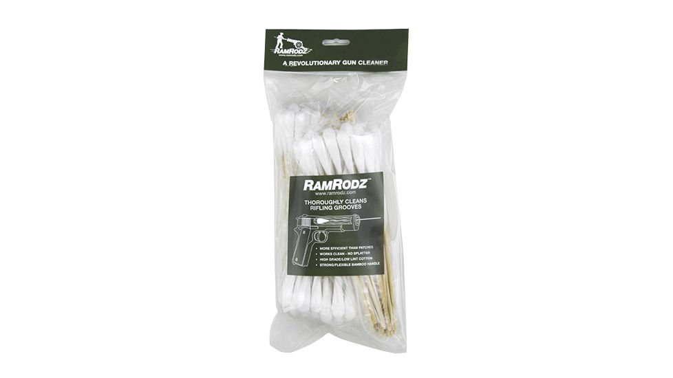 RamRodz 38200 Barrel Cleaner 38/9mm Cotton Swab 8 200 Pack