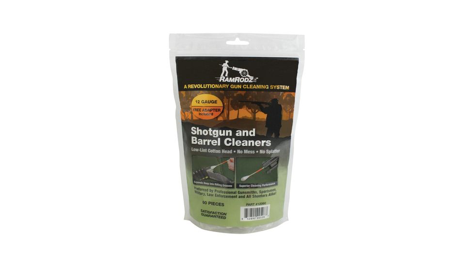 RamRodz Cleaning Swabs 12 Gauge 60 Per Bag