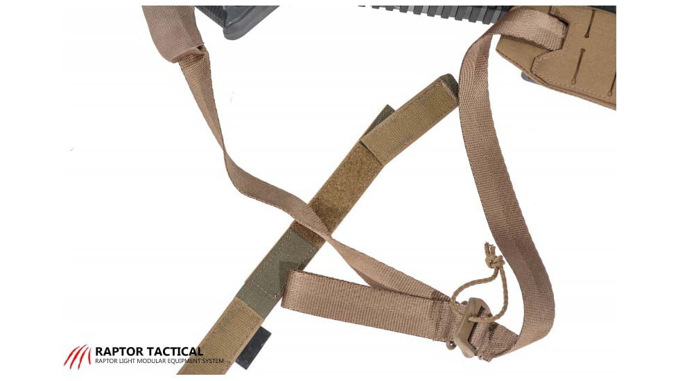Raptor Tactical Three Point Reflex Sling Adapter, Coyote Brown, RT-REFXADP-CB