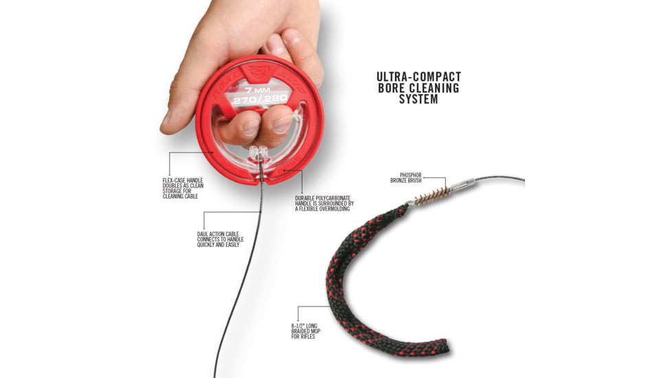 Real Avid Bore Boss Smart Bore Cleaner, .270cal/.280cal/7mm, AVBB270
