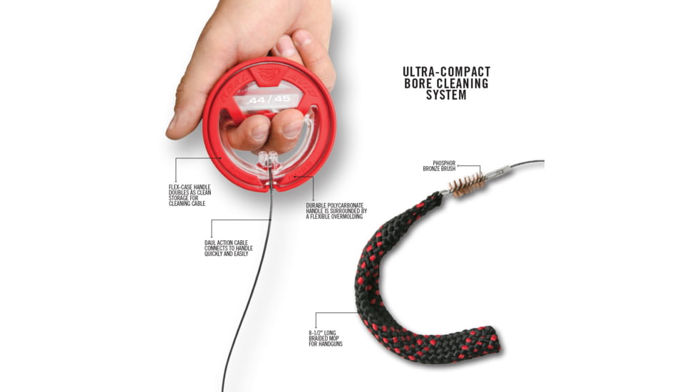 Real Avid Bore Boss Smart Bore Cleaner, .44cal/.45cal, AVBB45