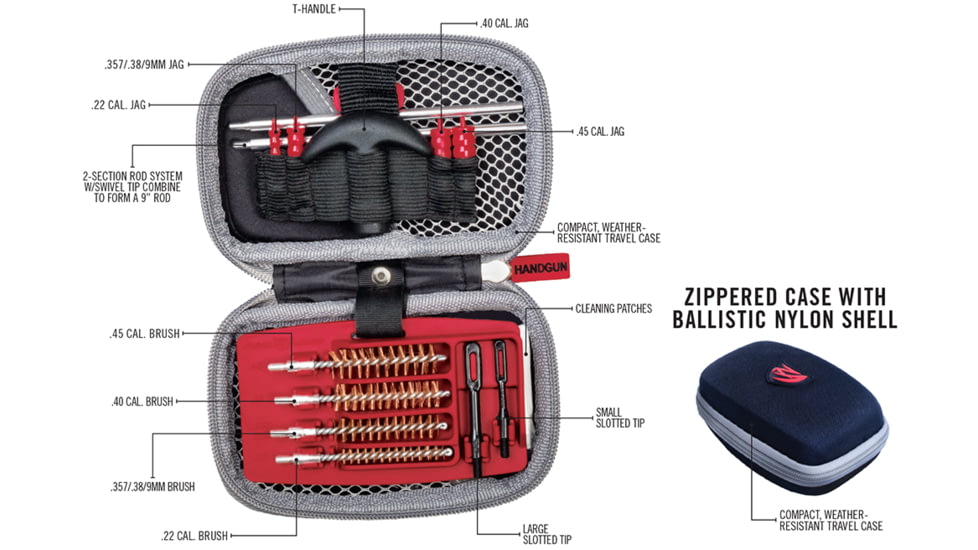 Real Avid Gun Boss Cleaning Kit, Pistol AVGCK310-P