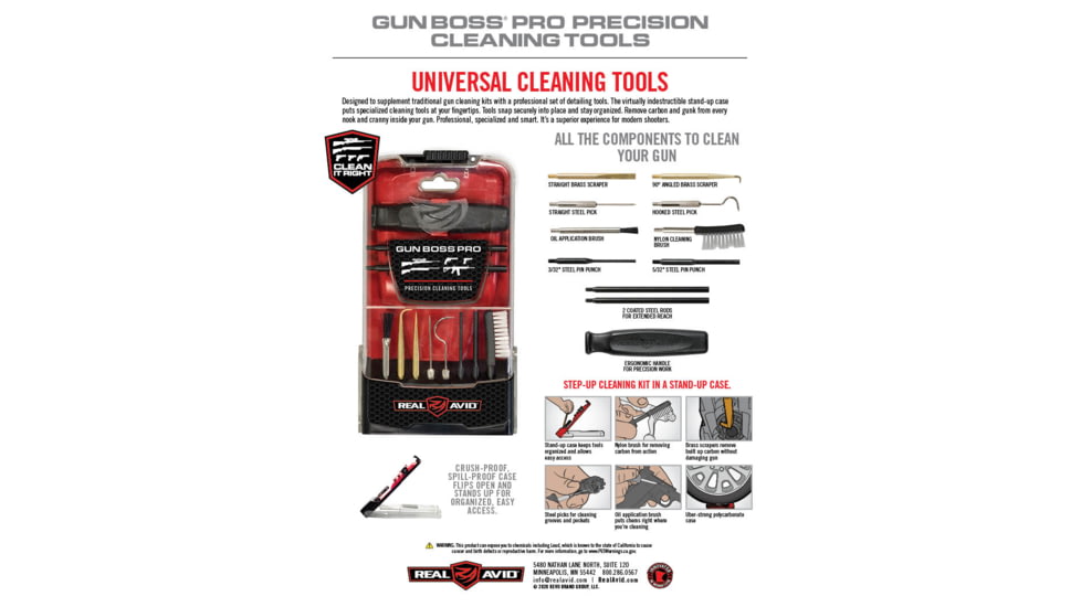 Real Avid Gun Boss Pro, Precision Cleaning Tools AVGBPROPCT