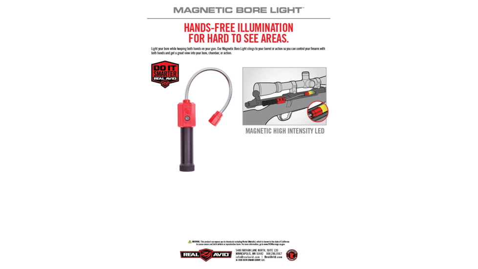 Real Avid Magnetic Bore Light AVBR101-B