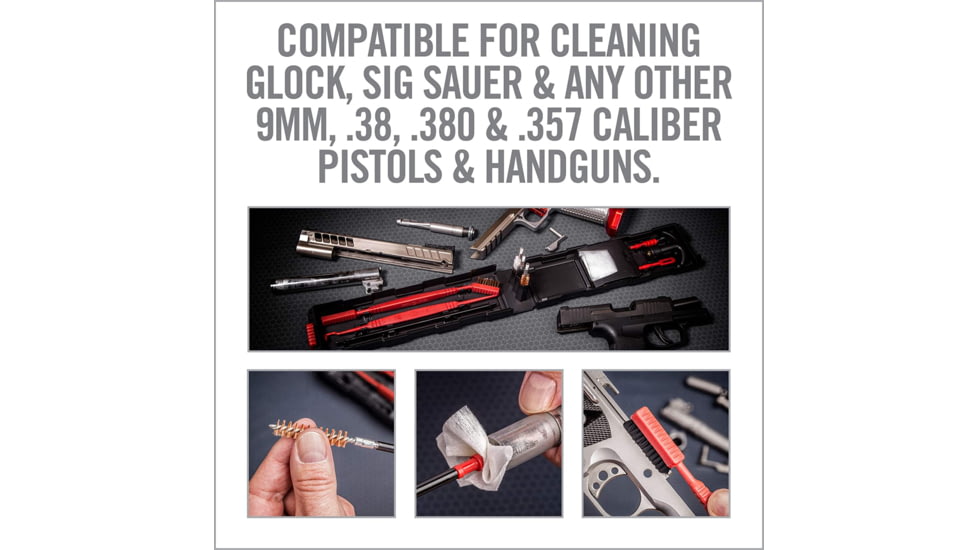 Real Avid Prime-9 HG Cleaning Kit - 12 Pack, 9mm Luger Pistol, AVGCK9MM-12D