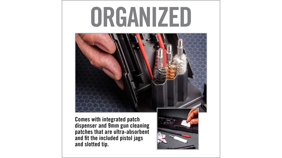 Real Avid Prime-9 HG Cleaning Kit - 12 Pack, 9mm Luger Pistol, AVGCK9MM-12D