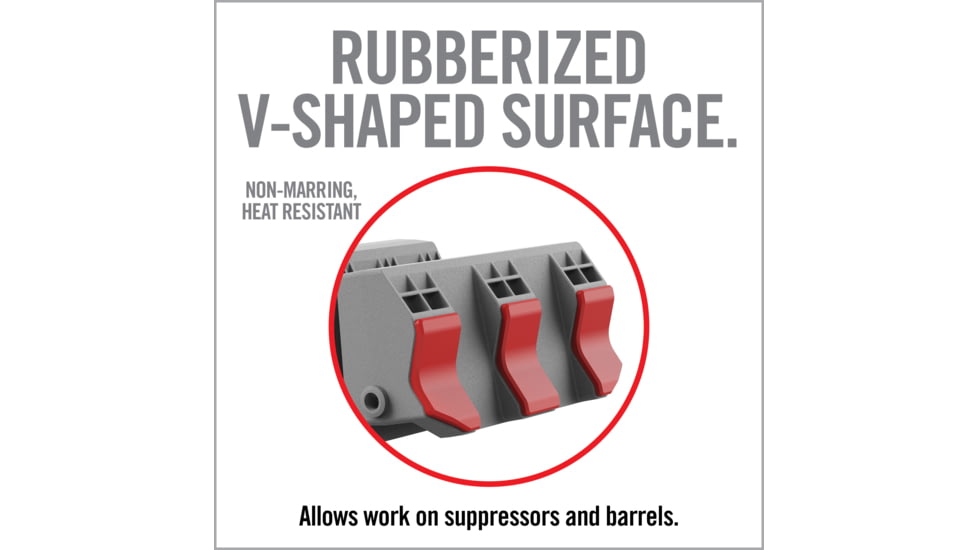 Real Avid Smart Jaws Tube-fit Sleeves, Grey, Red, Medium, AVSFJPF