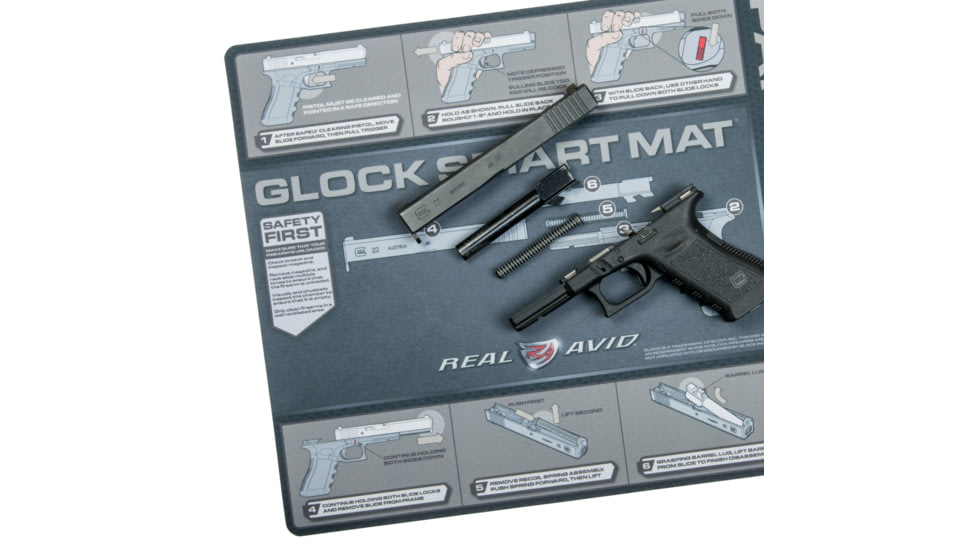 Real Avid Smart Mat for Glock W/ Parts Keeper/magnetic Neoprene