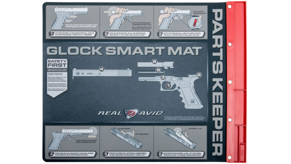Real Avid Smart Mat for Glock W/ Parts Keeper/magnetic Neoprene