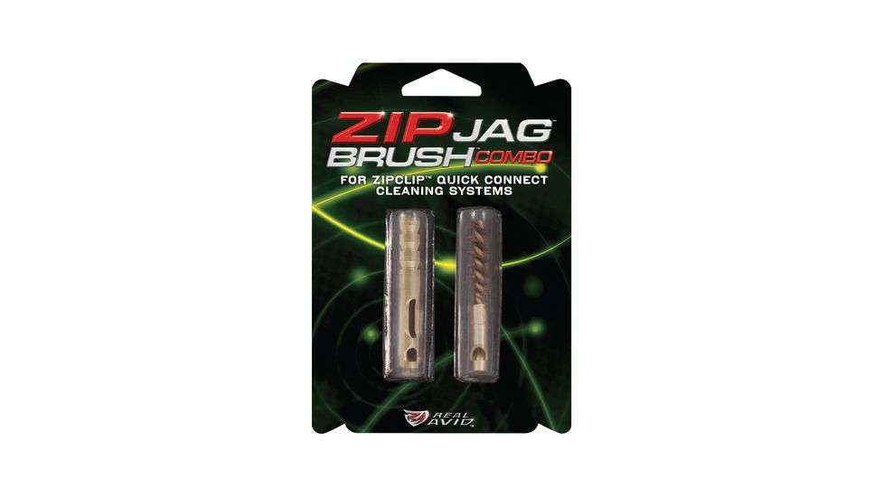 Real Avid ZipJag &amp; ZipBrush Cleaning Tool Combo Pack, 12 Gauge Shotgun AVZW12G-A