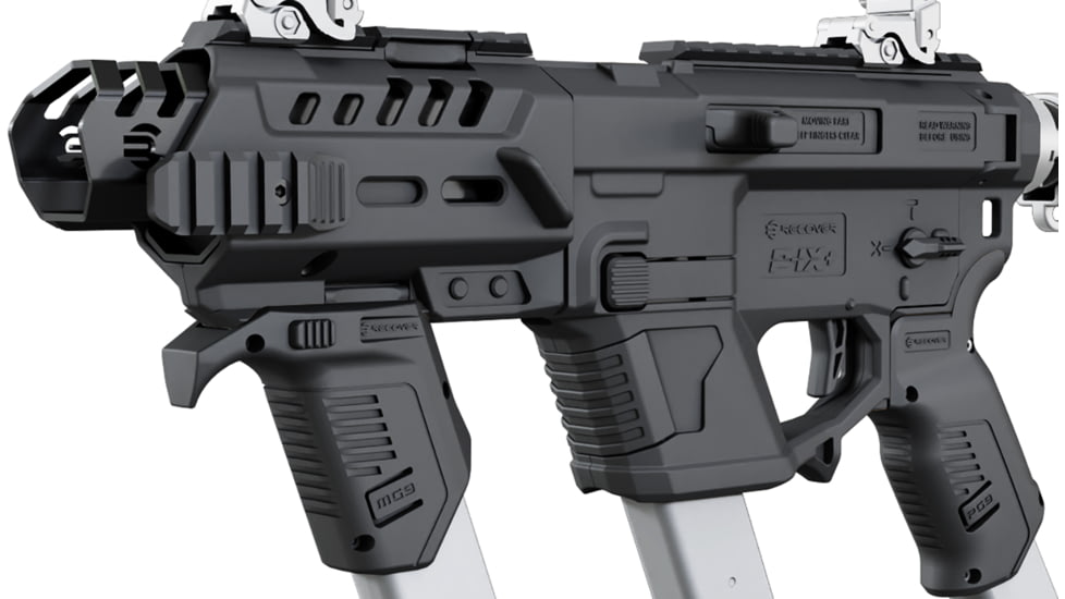 Recover Tactical P-IX+MG PG9 SR20 Metal Front Guard, Black, PIXPMG01