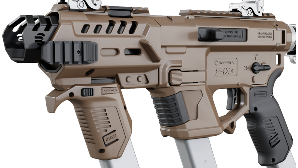 Recover Tactical P-IX+MG PG9 SR20 Metal Front Guard, Tan, PIXPMG02