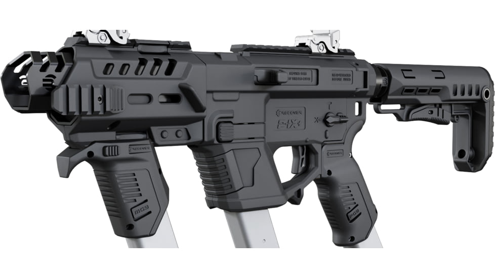 Recover Tactical P-IX+MG PG9 SR20 Metal Front Guard Buffer Tube, Black, PIXPMGST01