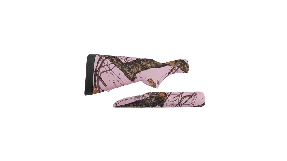 Remington 870 Compact Synthetic Stock And Forend 20 Gauge, Mossy Oak Pink Camouflage, 19529