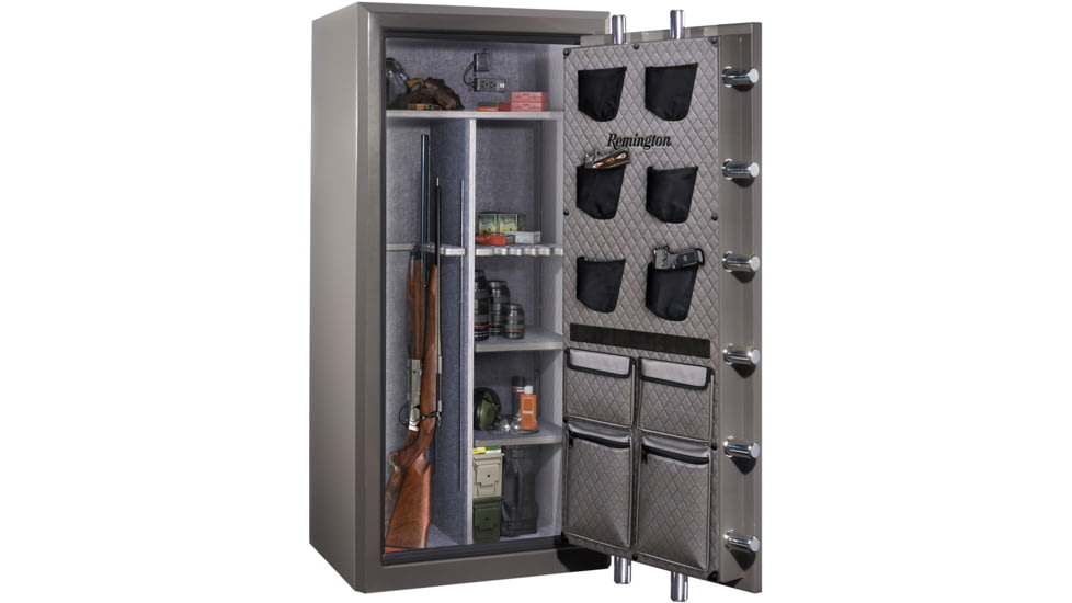 Remington Nitro Series Gun Safe, Holds 26 + 6, Seltzer Gray-Gloss Metallic Powder Coat, SECSAR6526N