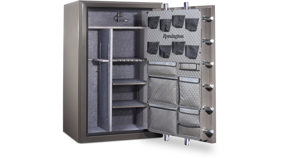 Remington Nitro Series Gun Safe, Holds 46 + 8, Seltzer Gray-Gloss Metallic Powder Coat, SECSAR6546N