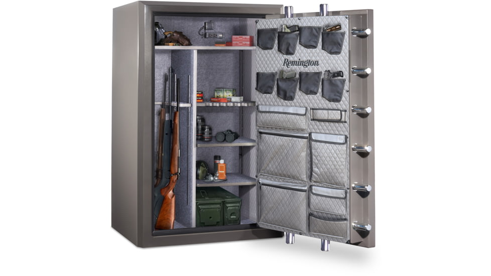 Remington Nitro Series Gun Safe, Holds 46 + 8, Seltzer Gray-Gloss Metallic Powder Coat, SECSAR6546N