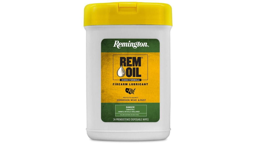 Remington Oil Wipes, 60 Count, 7inx8in, 18384