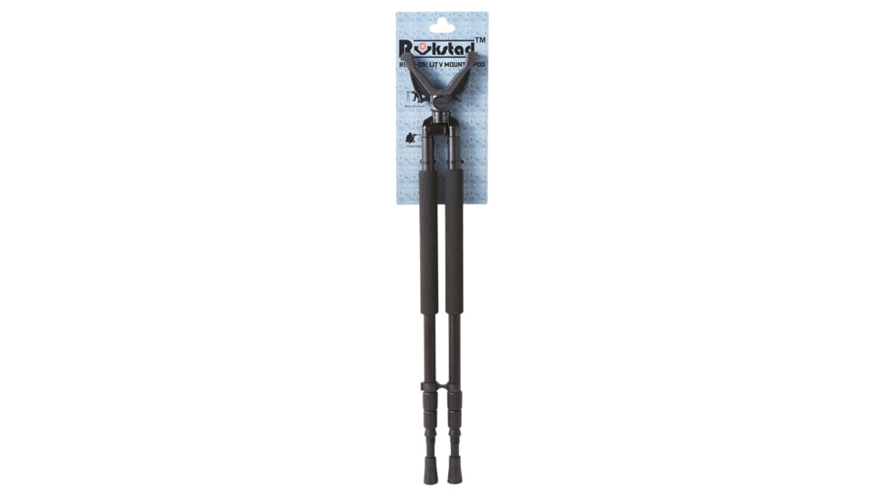 RokStad LIT V Mount Bipod Gun Rest, Black, RSGR-05