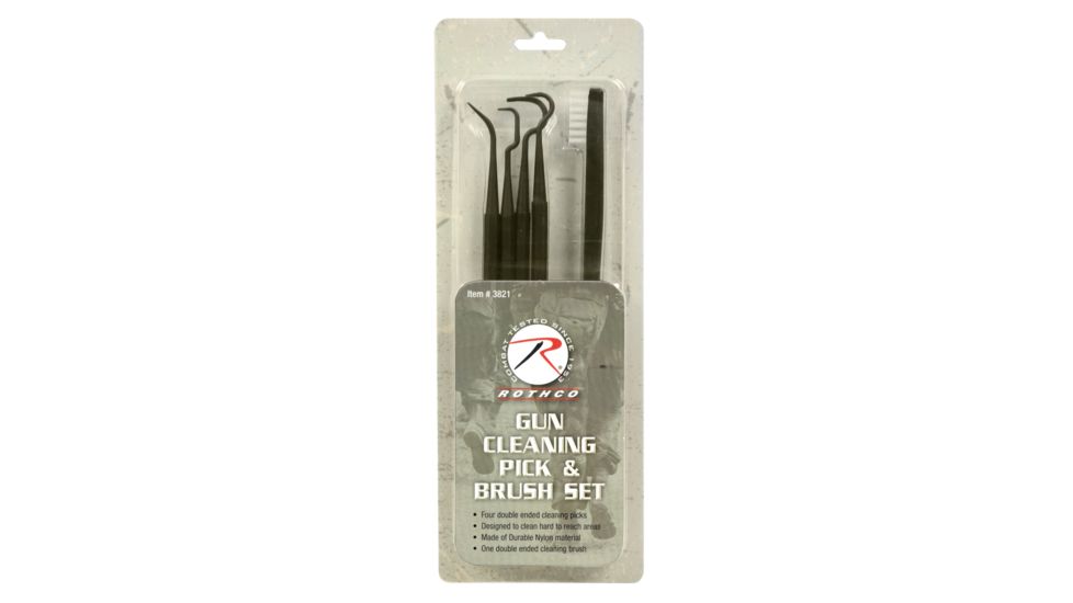 Rothco Gun Cleaning Pick &amp; Brush Set, 3821