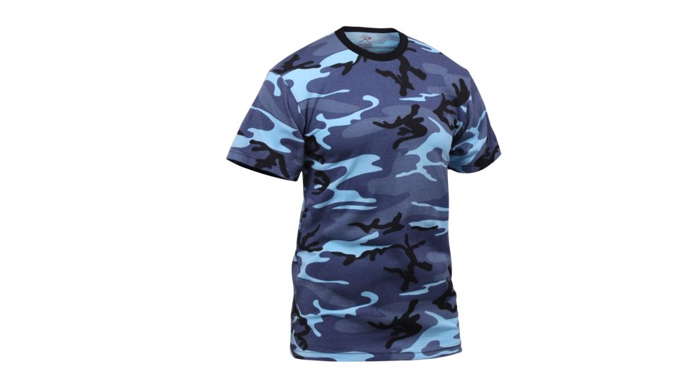 Rothco Kids Camo T-Shirts, Sky Blue Camo, Small, 6707-SkyBlueCamo-S