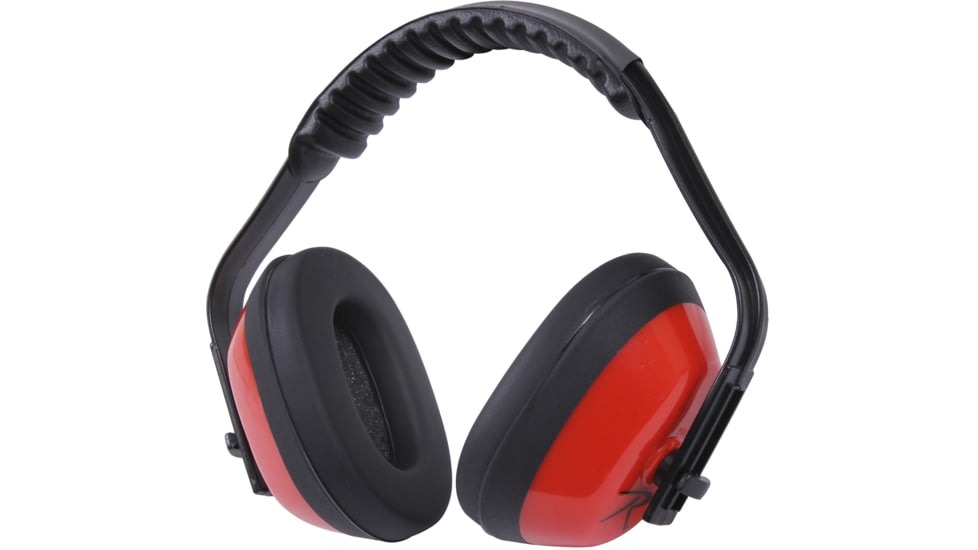 Rothco Noise Reduction Ear Muffs, 28 +-3 NRR, Red/Black, 40805