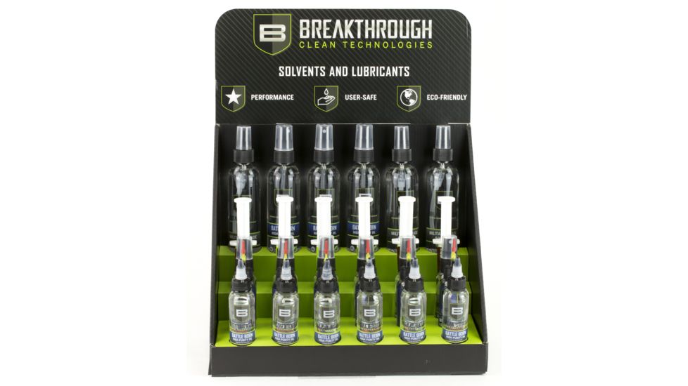Breakthrough Clean Technologies Point of Sale Display Kit for Solvents and Lubricants, BCTBT-DSPL-CNTR