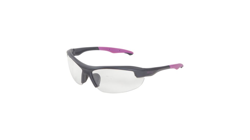 Ruger Core Ballistic Shooting Glasses, Black/Orchid/Clear, 27875