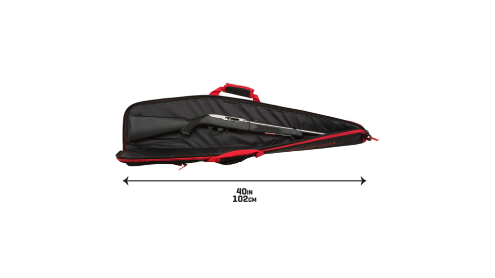 Ruger Flagstaff 10/22 Rifle Case, Black/Red, 40in, 375-40
