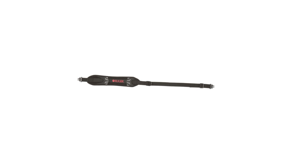 Ruger Mesa Neoprene Rifle Gun Sling with Swivels, Black, 27834