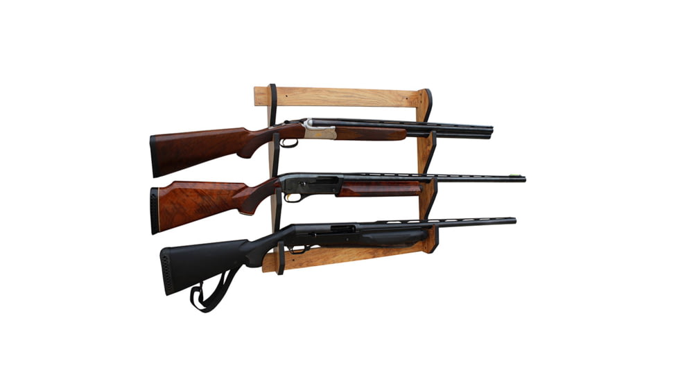 Rush Creek Creations 3 Gun Wall Rack, American Cherry, 38-4040