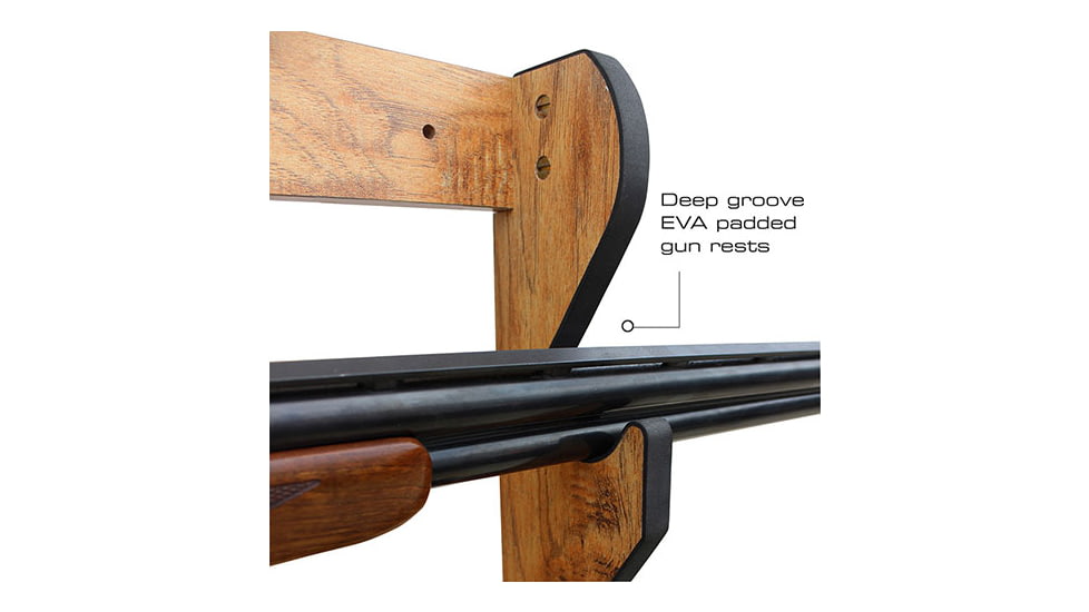 Rush Creek Creations 3 Gun Wall Rack, American Cherry, 38-4040