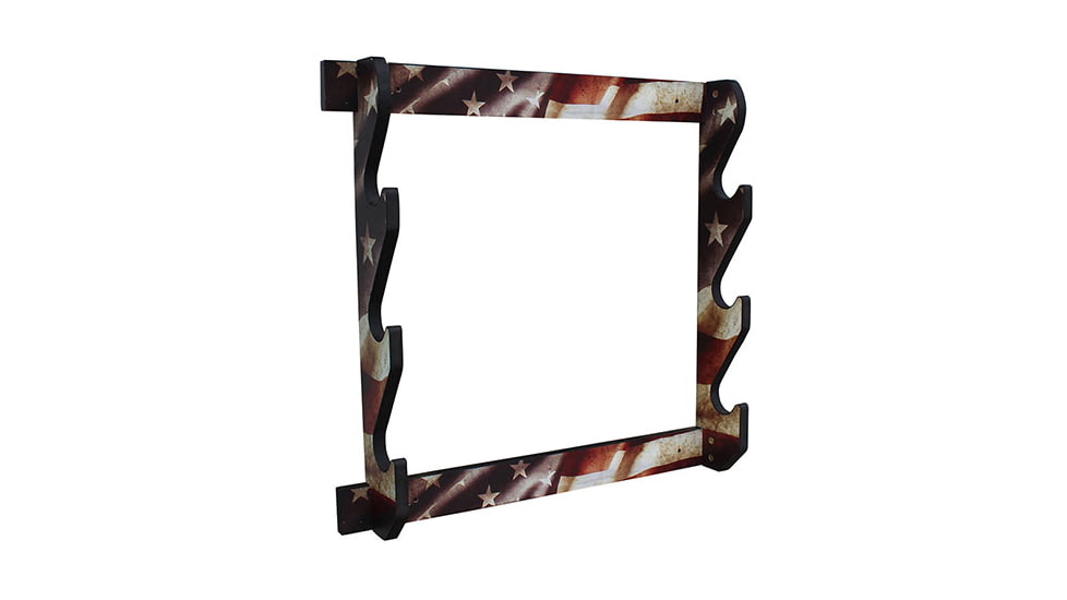 Rush Creek Creations 3 Gun Wall Rack, Americana Flag, 38-4043