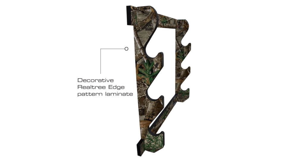 Rush Creek Creations 3 Gun Wall Rack, Camouflage Realtree, 39-7012