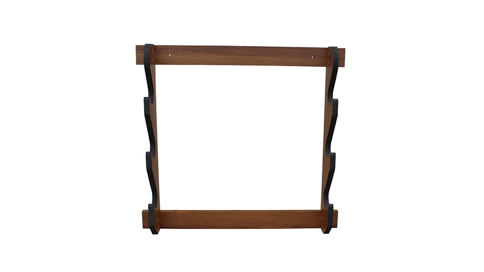 Rush Creek Creations 3 Gun Wall Rack, Dark Walnut, 38-4041
