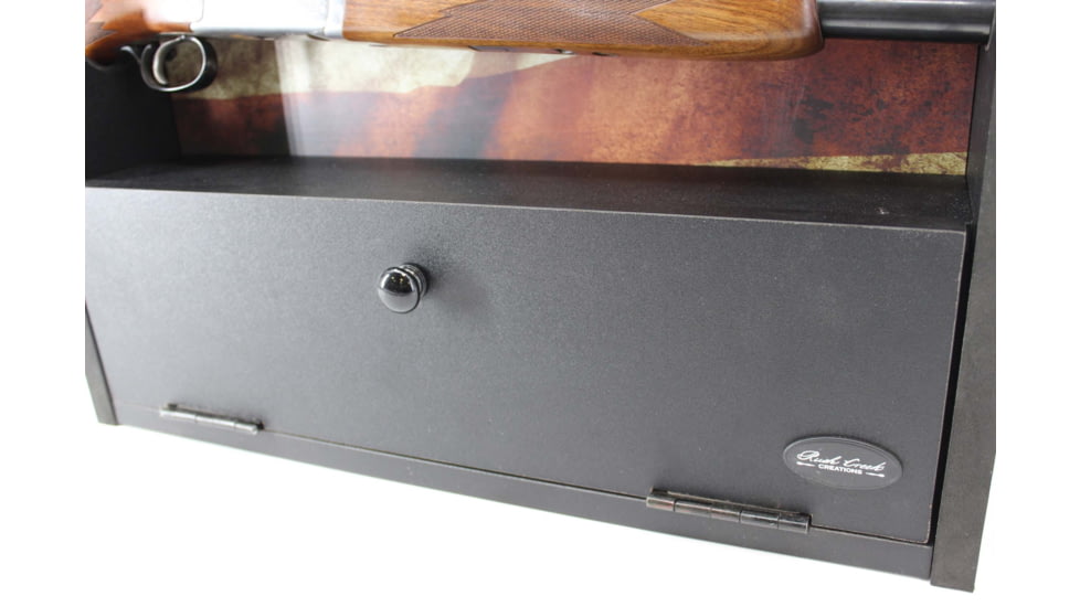 Rush Creek Creations Creations Gun Rack for 4 Guns, Rifles/Shotguns, Black, Medium, 38-8084