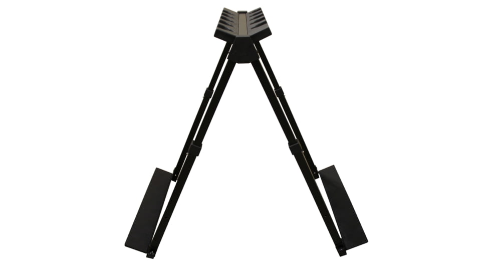 Rush Creek Creations Fold &amp; Go Aluminum 10 Gun Stand, Black, 38-5010