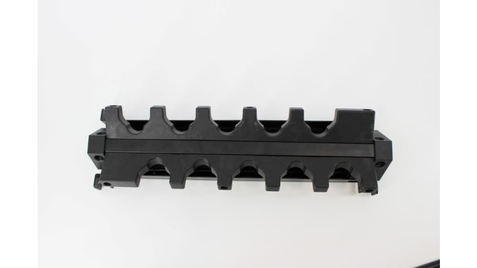 Rush Creek Creations Fold &amp; Go Aluminum 10 Gun Stand, Black, 38-5010