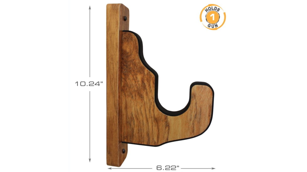 Rush Creek Creations Wall Gun Display Hooks, American Cherry, 10.2 x 1.7 x 6.2, 38-4085