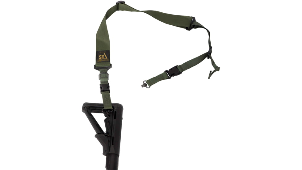 S2Delta Q.D. Rifle Sling, Green, MRS2P-USA-GRN-QD