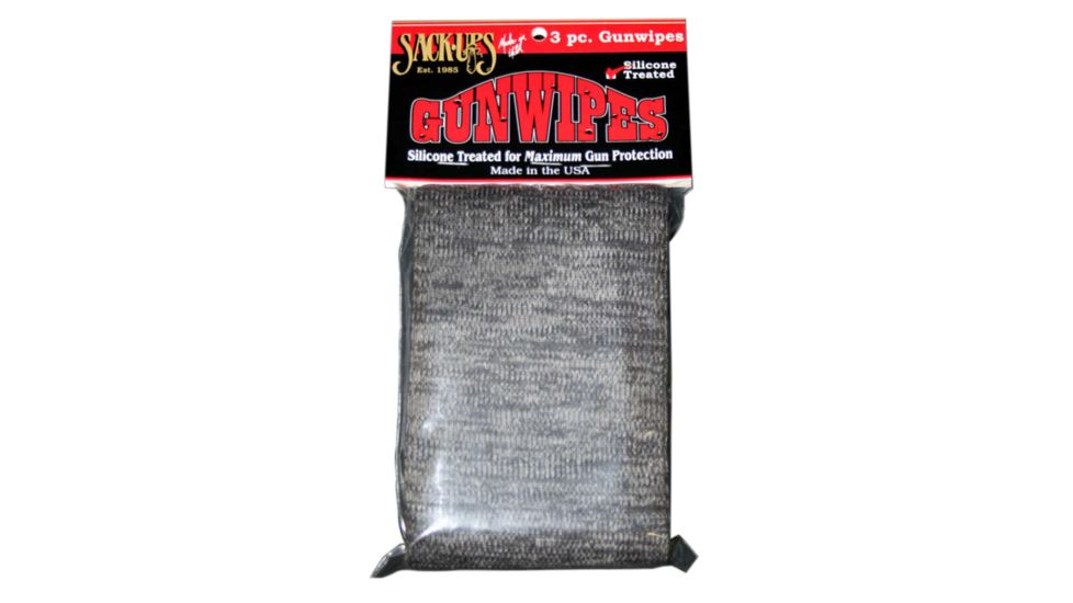 Sack-Ups Gun Wipes 1/2 LB or 6 Pieces Any Color SAK303