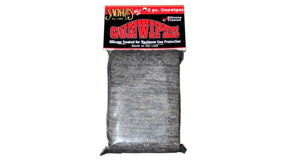 Sack-Ups Gun Wipes 1/4 Lb or 3 Pieces Any Color SAK302