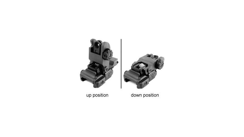 Samson A.R.M.S. #40L Flip Up Rear Sight (Low) and #40L-SP Plane Dual Aperture