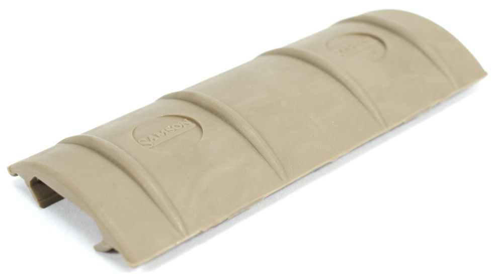 Samson Picatinny Rail Cover - 10 Slots, Coyote Brown