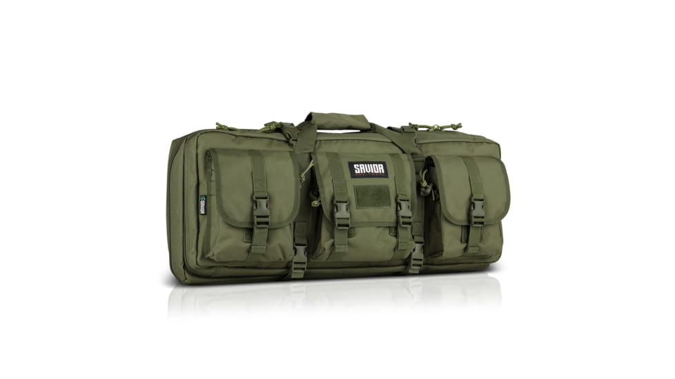 Savior Equipment American Classic Double Rifle Case, OD Green, 31.5in L x 12in H, RB-3212DG-V1-OG